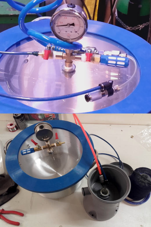 Vacuum Ejector, Degass chamber